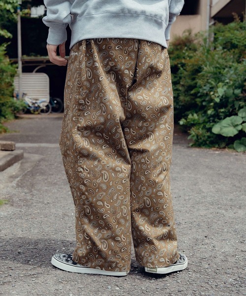 Subciety(サブサエティ)の「Paisley baggy pants(その他パンツ・メンズ・レッド/カーキ/ブラック・X-LARGE/LARGE/MEDIUM/SMALL)」の12枚目の写真