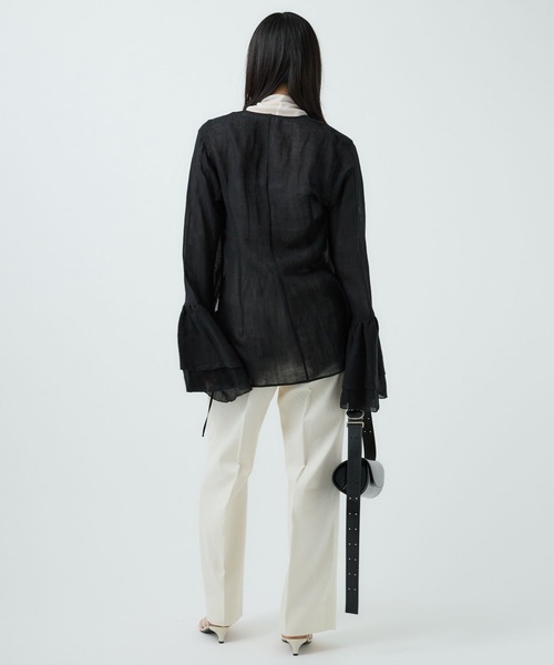 Chaos(カオス)の「Chaos(カオス)/ガーゼリアンインナー(シャツ/ブラウス・レディース・ホワイト/ブラック・FREE)」の14枚目の写真