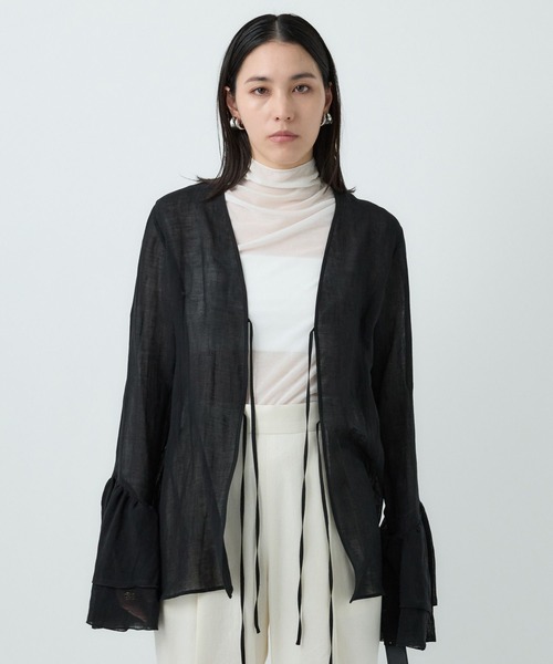 Chaos(カオス)の「Chaos(カオス)/ガーゼリアンインナー(シャツ/ブラウス・レディース・ホワイト/ブラック・FREE)」の15枚目の写真