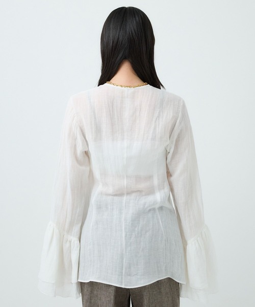 Chaos(カオス)の「Chaos(カオス)/ガーゼリアンインナー(シャツ/ブラウス・レディース・ホワイト/ブラック・FREE)」の20枚目の写真