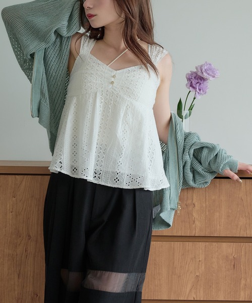 コットンレーストップス セール】cotton lace tops / コットンレーストップス（その他トップス