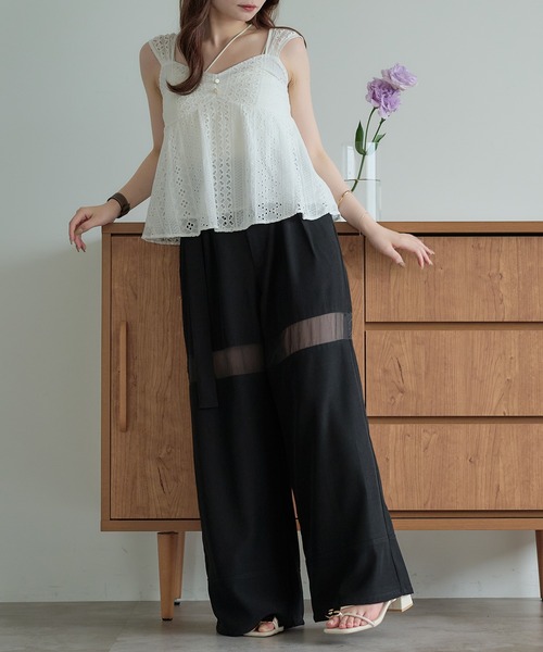 mideal(マイディール)の「cotton lace tops / コットンレーストップス(その他トップス・レディース・ベージュ/オフホワイト・FREE)」の6枚目の写真