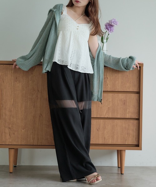 mideal(マイディール)の「cotton lace tops / コットンレーストップス(その他トップス・レディース・ベージュ/オフホワイト・FREE)」の7枚目の写真