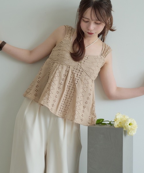 mideal(マイディール)の「cotton lace tops / コットンレーストップス(その他トップス・レディース・ベージュ/オフホワイト・FREE)」の21枚目の写真