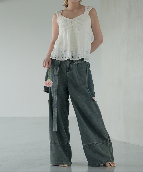 mideal(マイディール)の「cotton lace tops / コットンレーストップス(その他トップス・レディース・ベージュ/オフホワイト・FREE)」の11枚目の写真