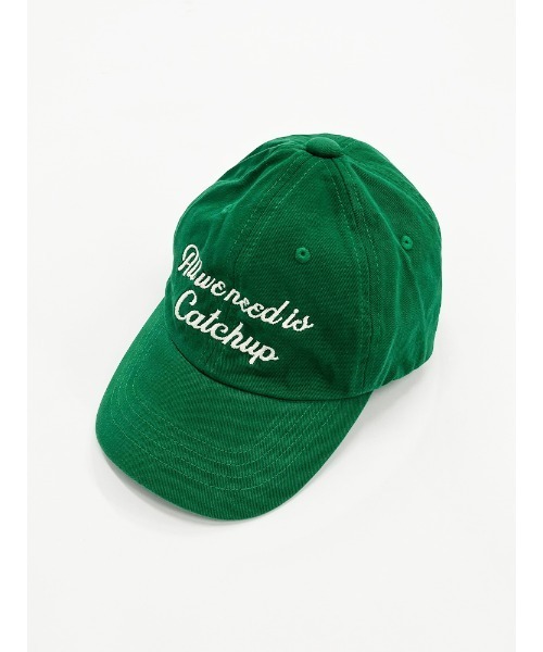 Catchup（ケチャップ）の「【Catchup】"All we need is Catchup"キャップ（キャップ・キッズ・ネイビー/ベージュ/グリーン・S/M/L）」の12枚目の写真