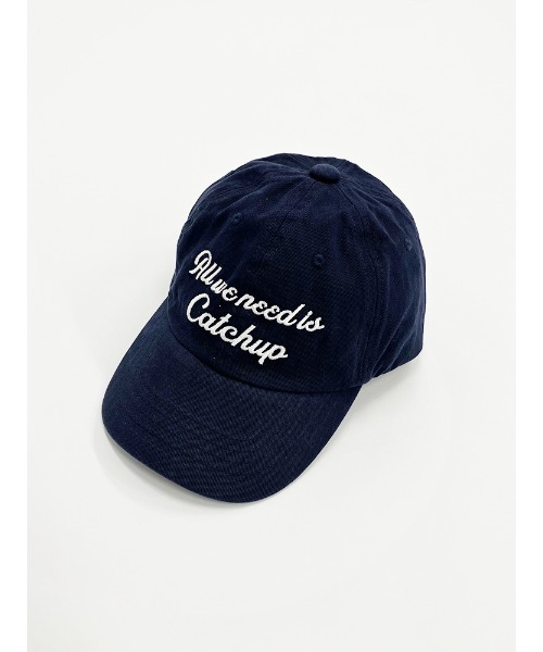 Catchup（ケチャップ）の「【Catchup】"All we need is Catchup"キャップ（キャップ・キッズ・ネイビー/ベージュ/グリーン・S/M/L）」の13枚目の写真
