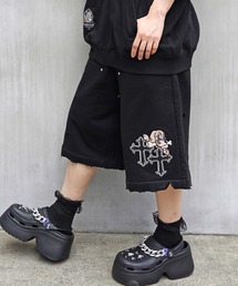 GALFY（ガルフィー）の「GA×GALFY-クロスガリノハーツハーフパンツ（その他パンツ・メンズ）」