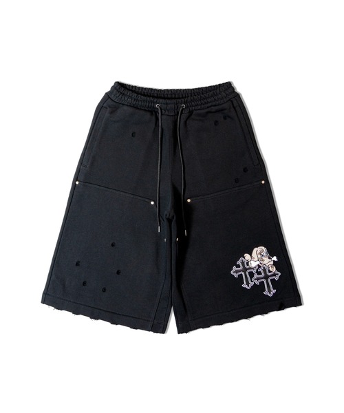 GALFY(ガルフィー)の「【別注】GA×GALFY-クロスガリノハーツハーフパンツ(その他パンツ・メンズ・ターコイズブルー/ブラック/ホワイト/ピンク・S/L/XL)」の6枚目の写真