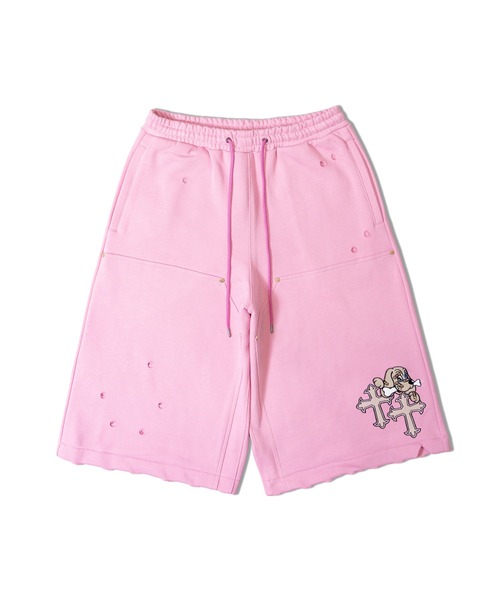 GALFY(ガルフィー)の「【別注】GA×GALFY-クロスガリノハーツハーフパンツ(その他パンツ・メンズ・ターコイズブルー/ブラック/ホワイト/ピンク・S/L/XL)」の8枚目の写真