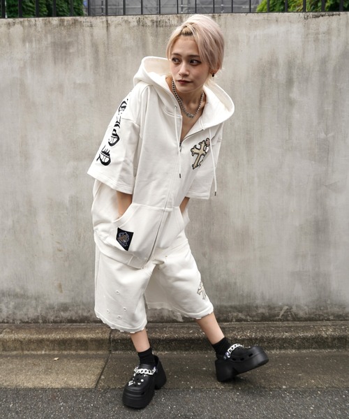 GA×GALFY-クロスガリノハーツハーフパンツ（その他パンツ）｜GALFY