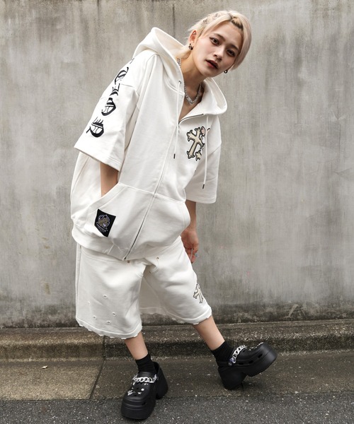 GA×GALFY-クロスガリノハーツハーフパンツ（その他パンツ）｜GALFY