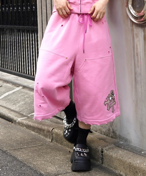 GALFY(ガルフィー)の「【別注】GA×GALFY-クロスガリノハーツハーフパンツ(その他パンツ・メンズ・ターコイズブルー/ブラック/ホワイト/ピンク・S/L/XL)」の22枚目の写真