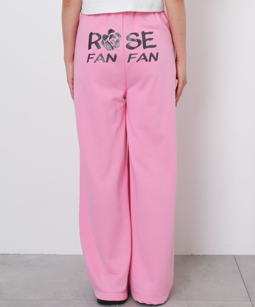 WEGO（ウィゴー）の「∴WEGO/ROSE FANFANコラボパンツ（スウェットパンツ・レディース・ピンク・FREE）」の10枚目の写真