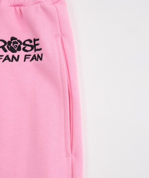 WEGO（ウィゴー）の「∴WEGO/ROSE FANFANコラボパンツ（スウェットパンツ・レディース・ピンク・FREE）」の14枚目の写真