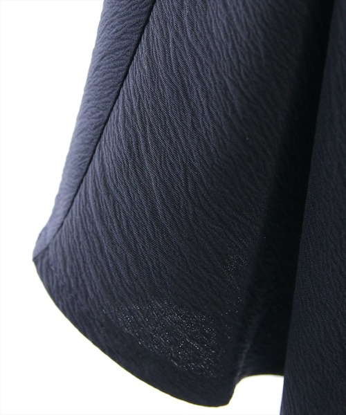 clear（クリア）の「ドロストリボンヘムミニスカート [Y2K アシンメトリー 着回し抜群]（スカート・レディース・ブラック/オフホワイト・F）」の18枚目の写真