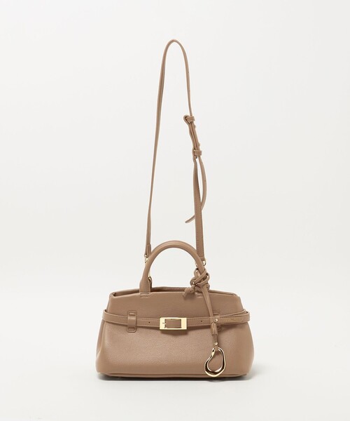 LE VERNIS（ル・ベルニ）の「＜LE VERNIS＞Poire チャーム バッグ-2WAY-（ハンドバッグ・レディース・モカ/ブラック・FREE）」の7枚目の写真