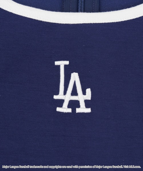 MLB(メジャーリーグベースボール)の「【MLB】配色パイピングミニワンピース(ワンピース・レディース・オフホワイト/ブラック/ネイビー・FREE)」の14枚目の写真