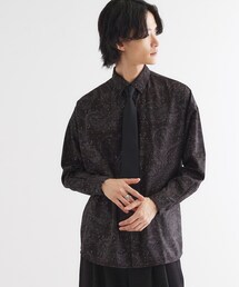 tk.TAKEO KIKUCHI | 【ネクタイ付】チェックオンペイズリージャカードシャツ(シャツ/ブラウス)