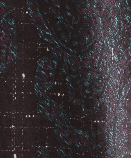 tk.TAKEO KIKUCHI(ティーケータケオキクチ)の「【ネクタイ付】チェックオンペイズリージャカードシャツ(シャツ/ブラウス・メンズ・モスグリーン系3/ライトグレー系3/ブラック系3・03/02)」の18枚目の写真