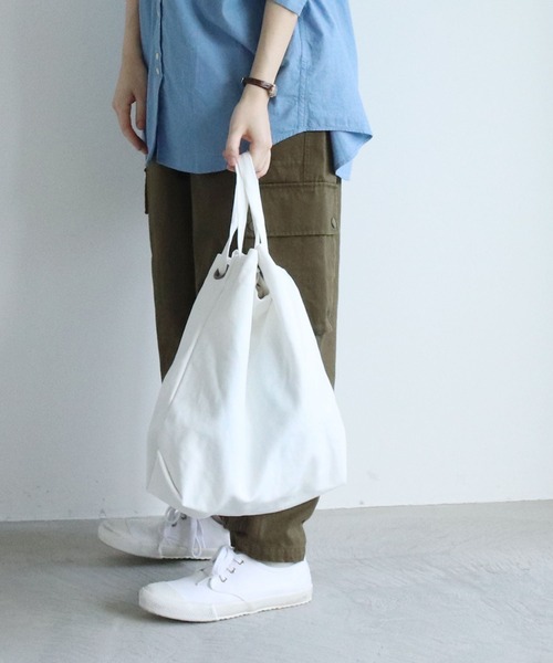 PAR ICI KLASSISK（パーリッシィクラシスク）の「ateliers PENELOPE リングトート（トートバッグ・レディース・ホワイト・FREE）」の4枚目の写真