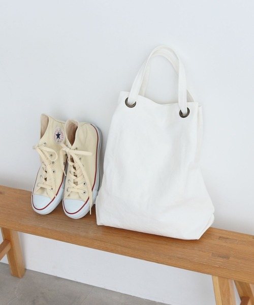 PAR ICI KLASSISK（パーリッシィクラシスク）の「ateliers PENELOPE リングトート（トートバッグ・レディース・ホワイト・FREE）」の2枚目の写真