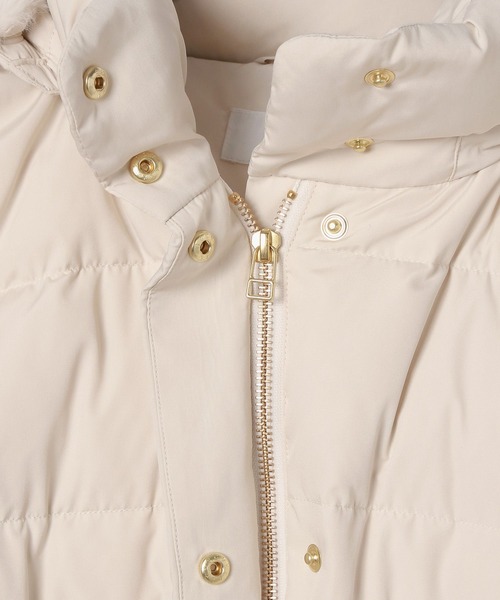 GLOBAL WORK（グローバルワーク）の「ウツクシルエット撥水ダウンコート/497165（ダウンジャケット/コート・レディース・アイボリー/ネイビー/ブラウン/ブラック・MEDIUM/LARGE/X-LARGE）」の11枚目の写真