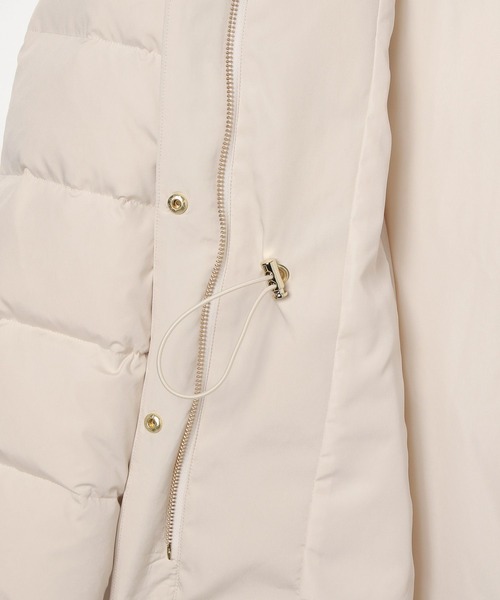 GLOBAL WORK（グローバルワーク）の「ウツクシルエット撥水ダウンコート/497165（ダウンジャケット/コート・レディース・アイボリー/ネイビー/ブラウン/ブラック・MEDIUM/LARGE/X-LARGE）」の12枚目の写真