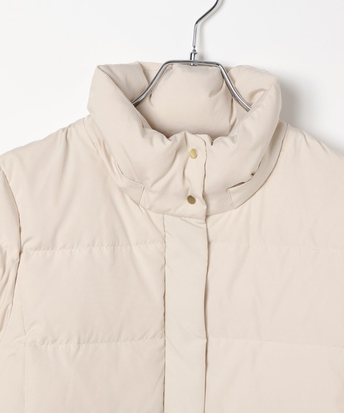 GLOBAL WORK（グローバルワーク）の「ウツクシルエット撥水ダウンコート/497165（ダウンジャケット/コート・レディース・アイボリー/ネイビー/ブラウン/ブラック・MEDIUM/LARGE/X-LARGE）」の20枚目の写真