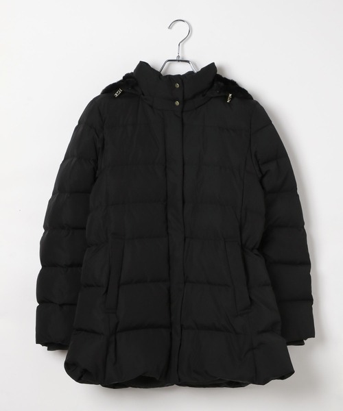 セール】ウツクシルエット撥水ダウンコート/497165（ダウンジャケット