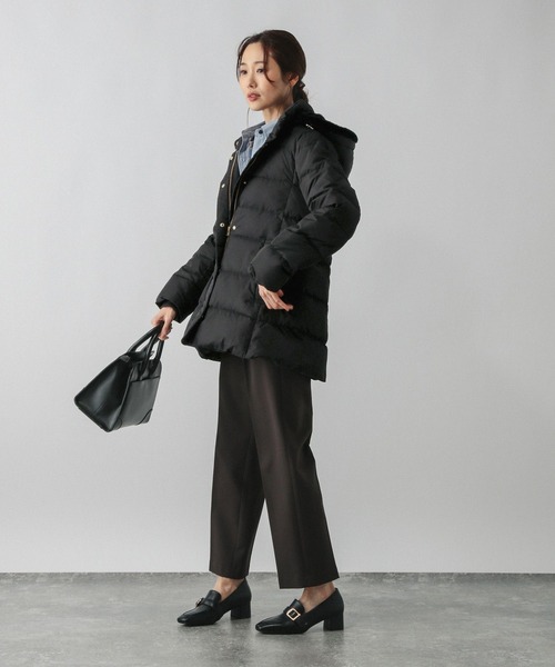 ウツクシルエット撥水ダウンコート/497165（ダウンジャケット/コート