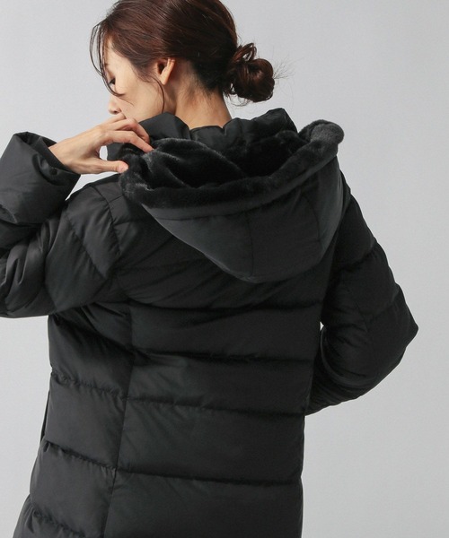セール】ウツクシルエット撥水ダウンコート/497165（ダウンジャケット