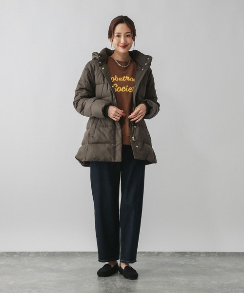 グローバルワーク　ウツクシ撥水ダウンコート 楽天市場】【SALE／50%OFF】ウツクシルエット撥水ダウンコート