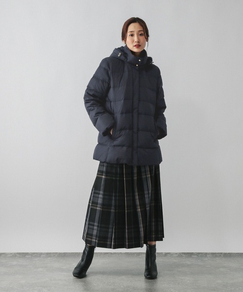 【はるきち】GLOBAL WORKウツクシルエット撥水ダウンコートネイビー GLOBAL WORK ダウンコート ダウンジャケット ウツクシルエット撥
