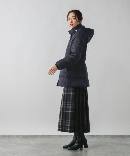 ウツクシルエット撥水ダウンコート/497165（ダウンジャケット/コート