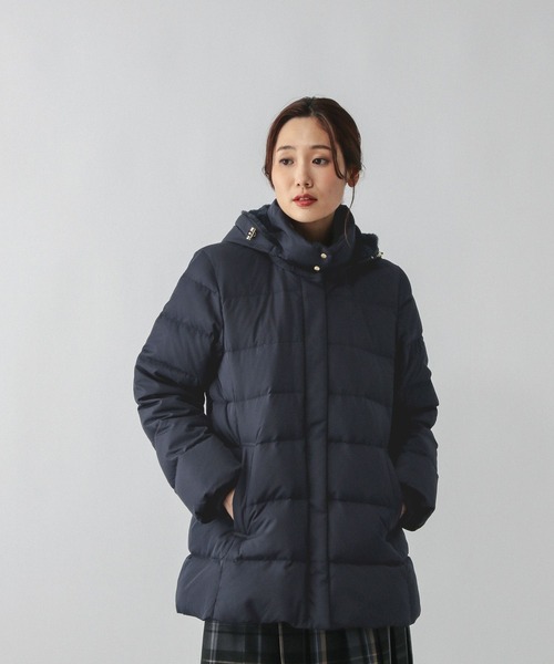 ウツクシルエット撥水ダウンコート/497165（ダウンジャケット