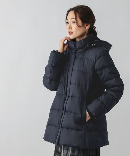 ウツクシルエット撥水ダウンコート/497165（ダウンジャケット