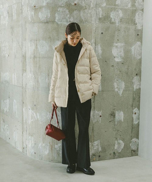 ウツクシルエット撥水ダウンコート/497165（ダウンジャケット/コート