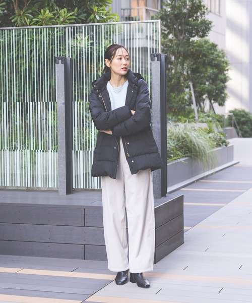 セール】ウツクシルエット撥水ダウンコート/497165(ダウンジャケット セール】ウツクシルエット撥水ダウンコート/497165(ダウンジャケット