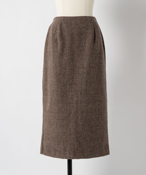 moi tytto（モイテュット）の「【セットアップ可能】チェックペプラムスカート（スカート・レディース・ダークブラウン/ブラウン・SMALL/FREE）」の11枚目の写真