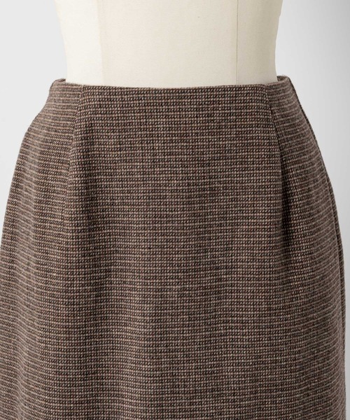 moi tytto（モイテュット）の「【セットアップ可能】チェックペプラムスカート（スカート・レディース・ダークブラウン/ブラウン・SMALL/FREE）」の16枚目の写真