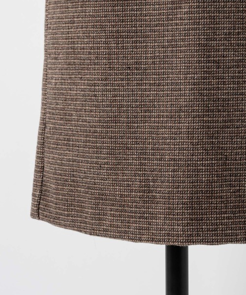 moi tytto（モイテュット）の「【セットアップ可能】チェックペプラムスカート（スカート・レディース・ダークブラウン/ブラウン・SMALL/FREE）」の17枚目の写真