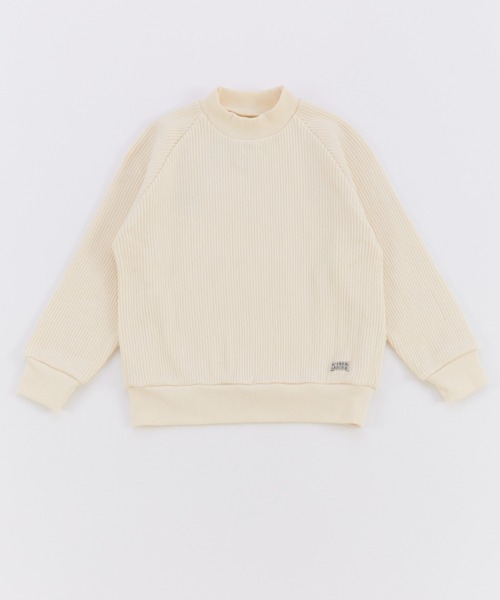 Ocean&Ground（オーシャン&グラウンド）の「ﾘﾌﾞｽｳｪｯﾄ（スウェット・キッズ・オフホワイト/パープル/グリーン系その他2/チャコール・120/110/100/90/140/130）」の2枚目の写真