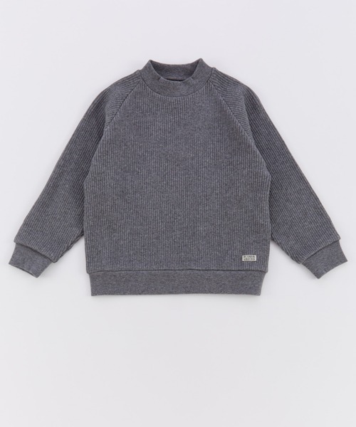 Ocean&Ground（オーシャン&グラウンド）の「ﾘﾌﾞｽｳｪｯﾄ（スウェット・キッズ・オフホワイト/パープル/グリーン系その他2/チャコール・120/110/100/90/140/130）」の3枚目の写真