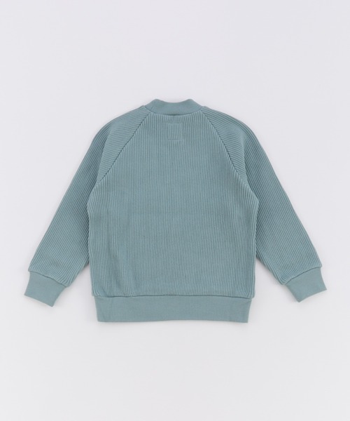 Ocean&Ground（オーシャン&グラウンド）の「ﾘﾌﾞｽｳｪｯﾄ（スウェット・キッズ・オフホワイト/パープル/グリーン系その他2/チャコール・120/110/100/90/140/130）」の5枚目の写真