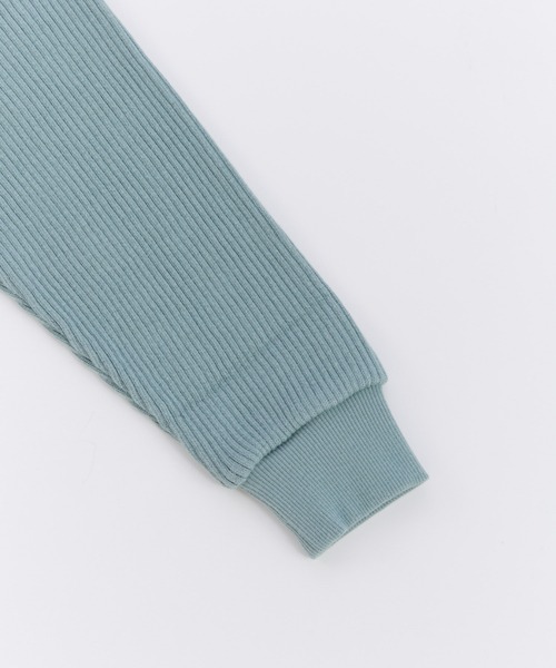 Ocean&Ground（オーシャン&グラウンド）の「ﾘﾌﾞｽｳｪｯﾄ（スウェット・キッズ・オフホワイト/パープル/グリーン系その他2/チャコール・120/110/100/90/140/130）」の7枚目の写真