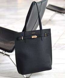 DRESSTERIOR | ベルトスクエアレザートートバッグ(トートバッグ)