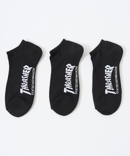 THRASHER(スラッシャー)の「THRASHER スラッシャー 3P ショートソックス(ソックス/靴下・メンズ・B/C/A・25-27CM)」の7枚目の写真