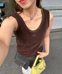 CIAOPANIC | ベロアタンクトップ(キャミソール)