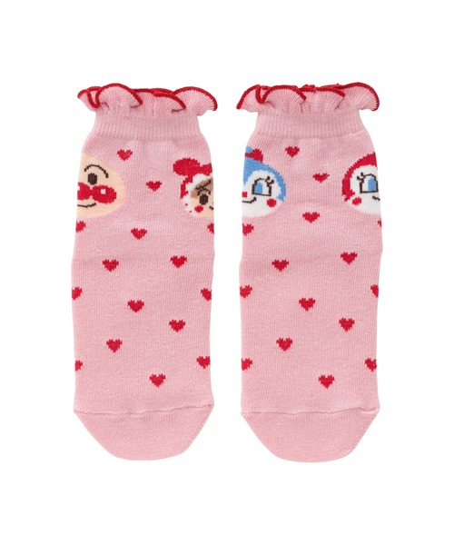 ANPANMAN KIDS COLLECTION(アンパンマンキッズコレクション)の「ハートドット柄クルーソックス(ソックス/靴下・キッズ・グレー/ピンク・9-11cm/15-17cm/13-15cm/11-13cm)」の13枚目の写真
